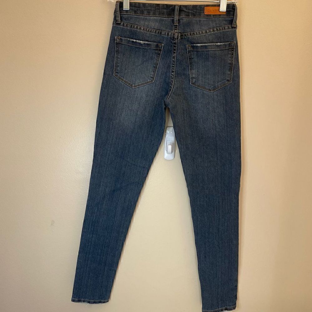NEW! Cafe Denim| Medium Blue| Stretch|Skinny Leg| Size 1/2 - Picture 9 of 12